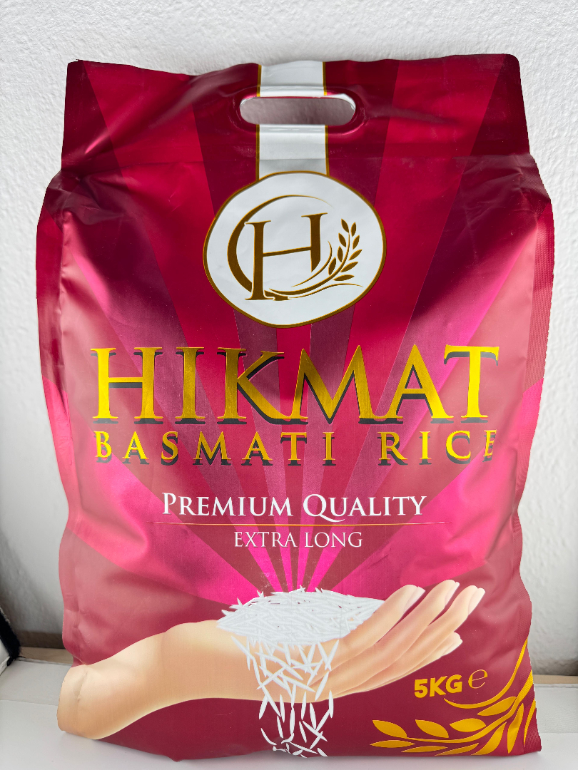 Hikmat Basmati Rice Extra Long - 5kg