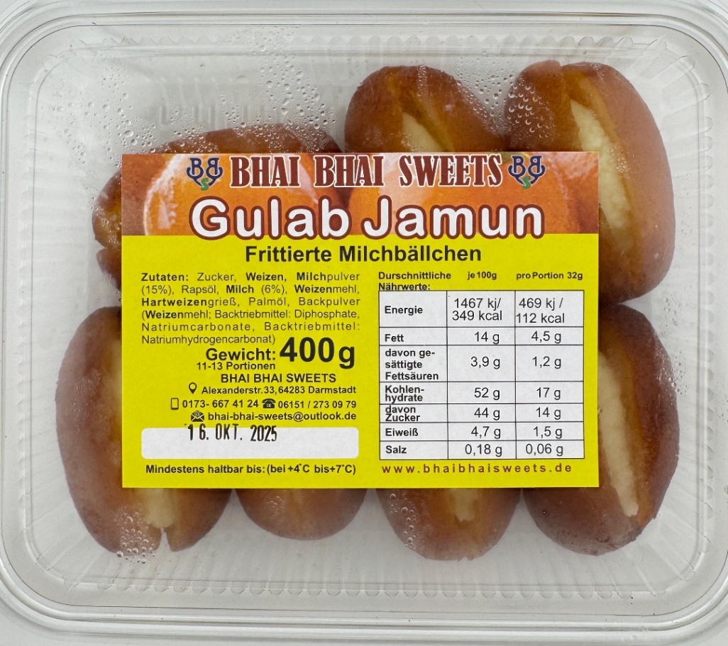 BHAI BHAI SWEET Gulab Jamun - 400g