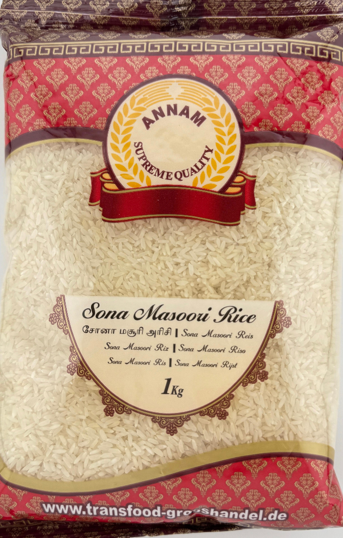 Anaam Sona Masoori Rice - 1kg