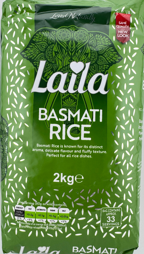 Laila Basmati Rice - 2kg