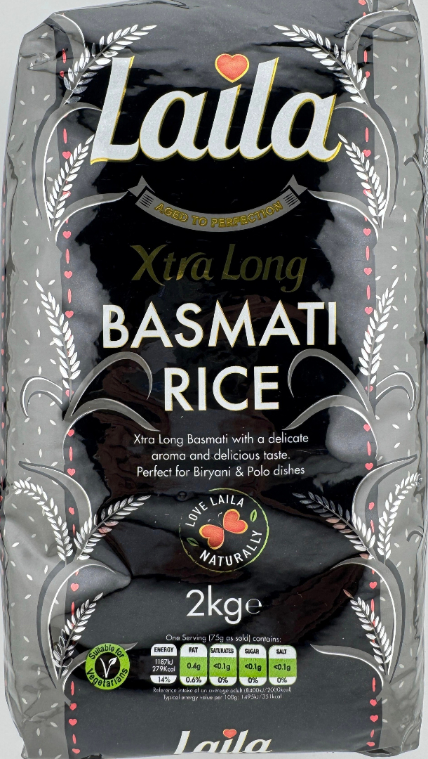 Laila Basmati Rice Xtra Long - 2kg