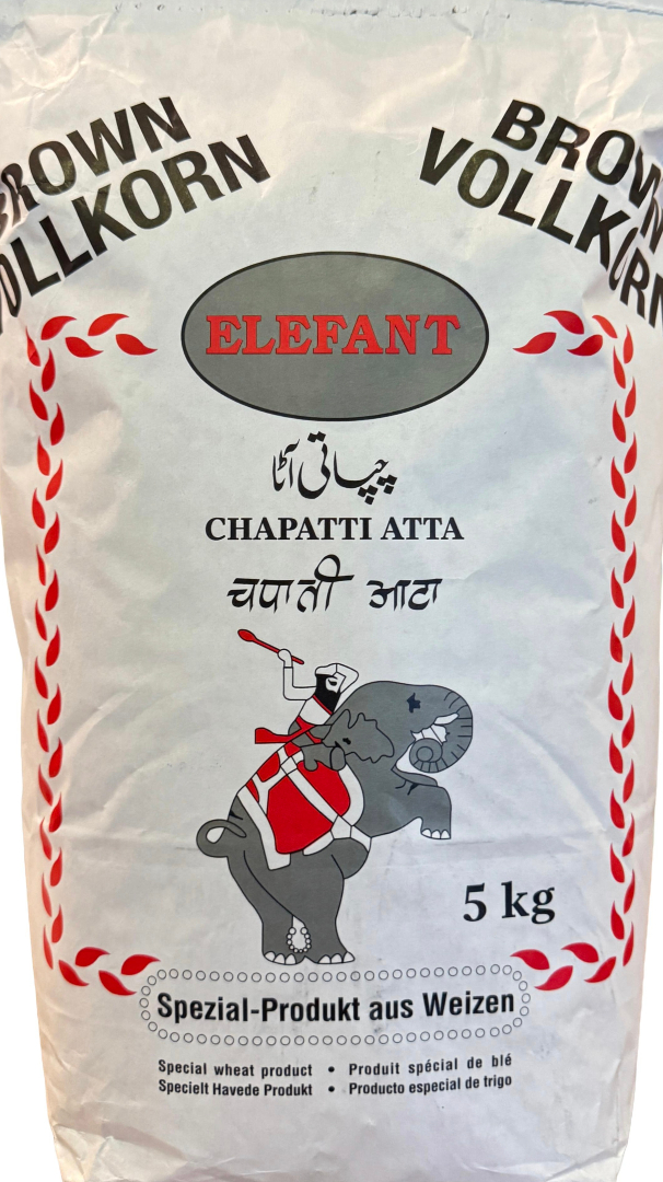 Elephant Brown Chapati Atta - 5kg