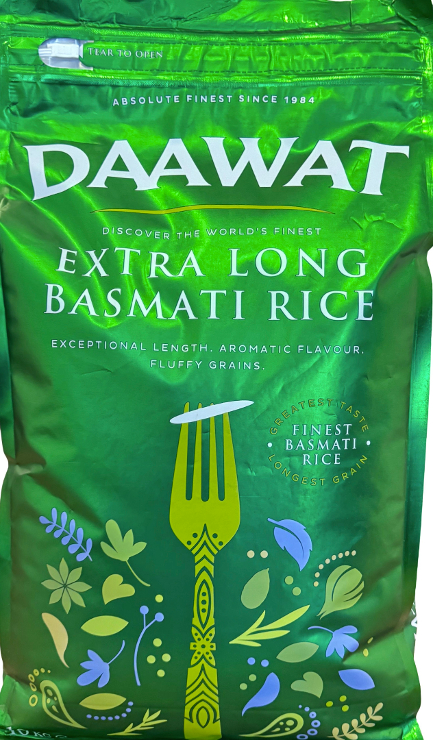 Daawat Extra Long Basmati Rice - 10kg