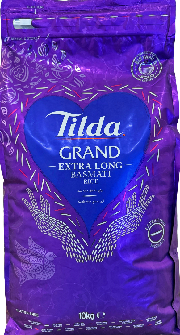 Tilda Grand Extra Long Basmati Rice - 10kg