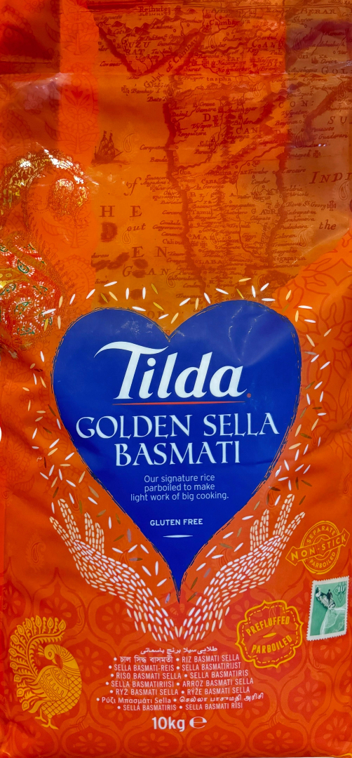 Tilda Golden Sella Basmati Rice - 10kg