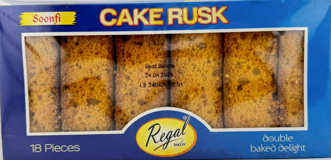 REGAL Original Cake  Rusk (18 Pcs) - 320g