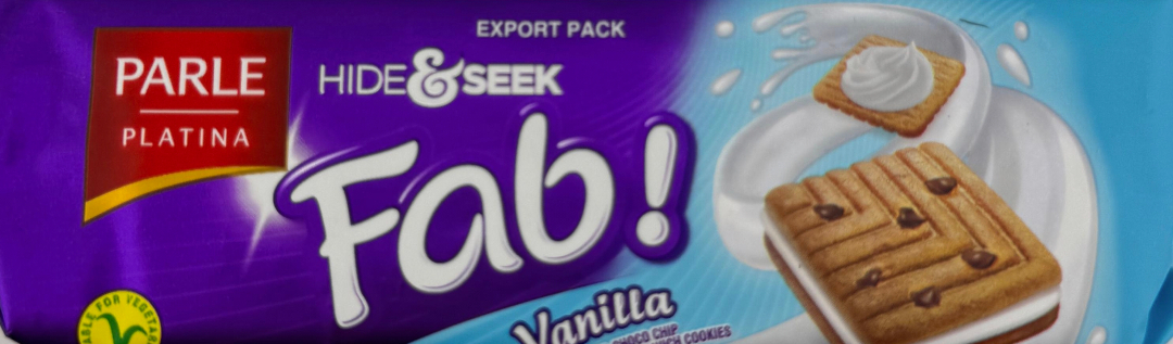 PARLE G Hide & Seek Fab Vanilla Biscuits - 112g