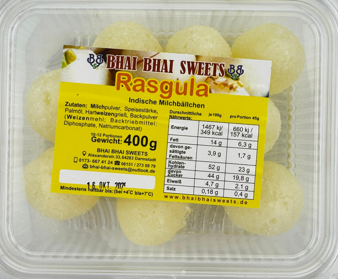 BHAI BHAI SWEET Rasgullah - 400g