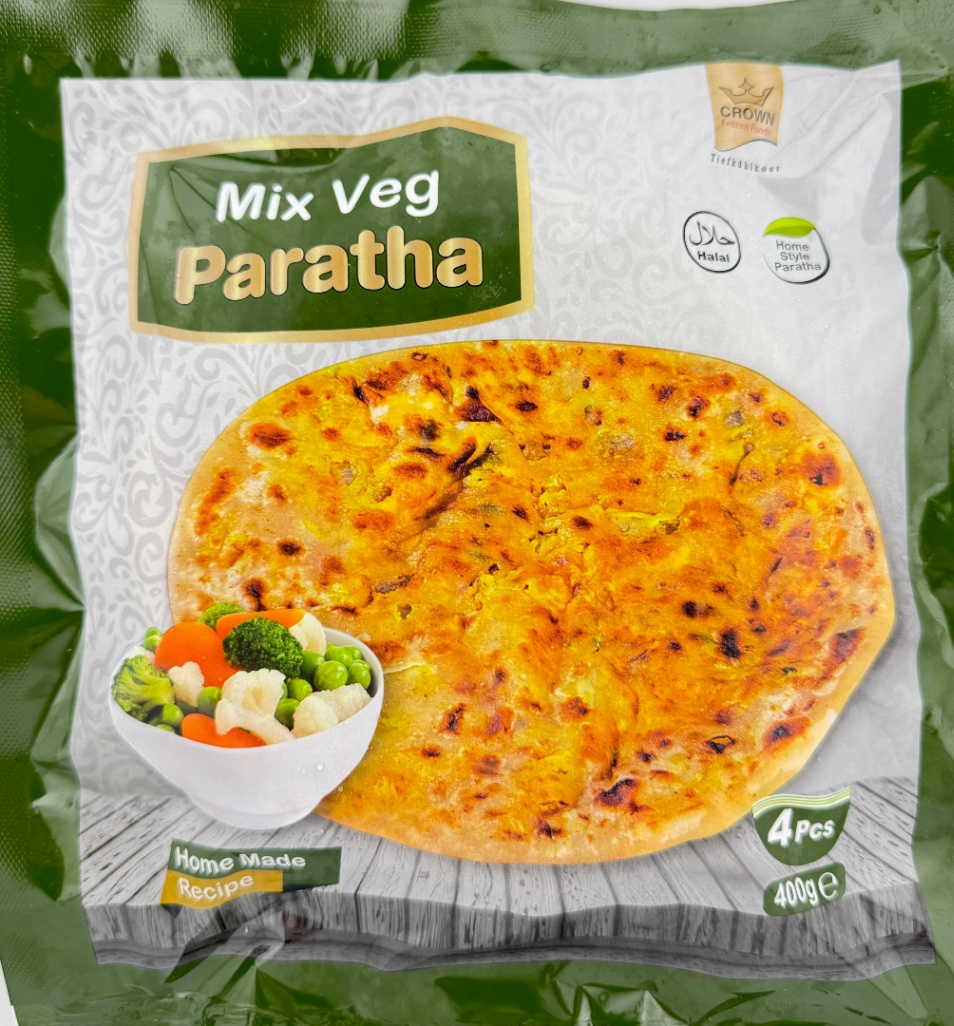 CROWN Mix Veg Paratha - 400g