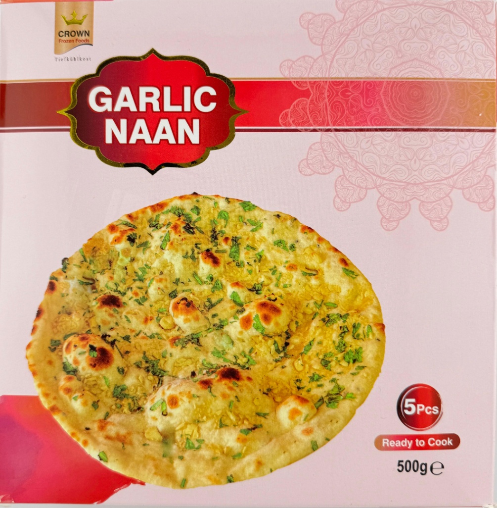 CROWN Garlic Naan - 500g