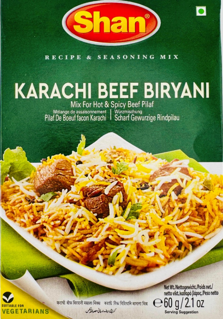 Shan Karachi Beef Biryani Masala - 60g