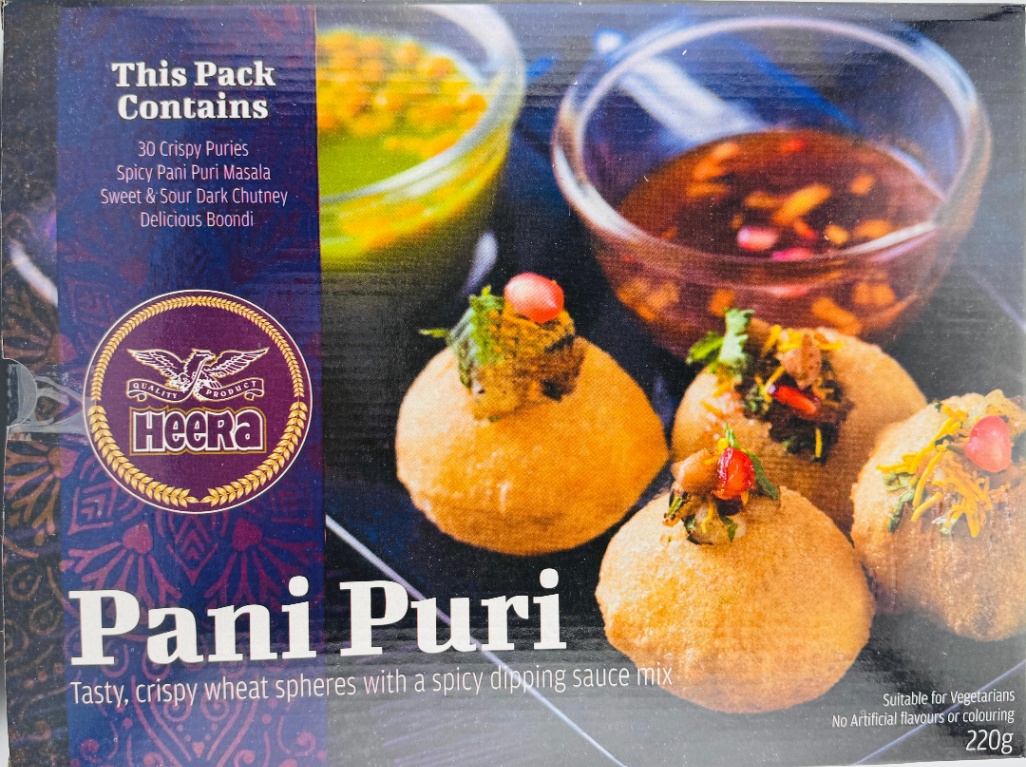 Heera Pani Puri (Gol Gappa)+ Masala - 30stk