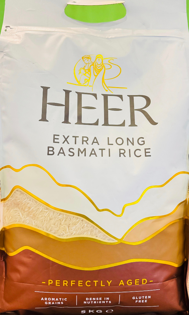 Heer Extra Long Basmati Rice - 5kg