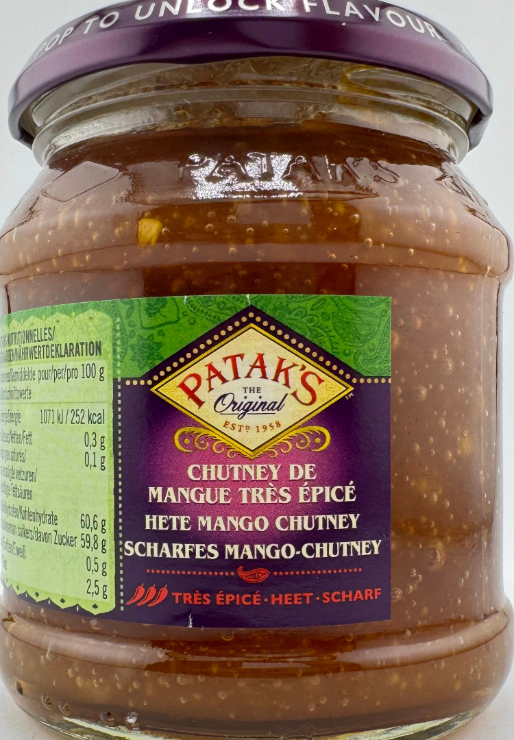 PATAK Mango Chutney Hot - 340g