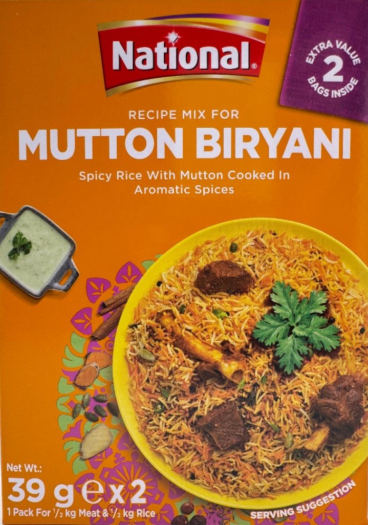 NATIONAL Mutton Biryani - 78g