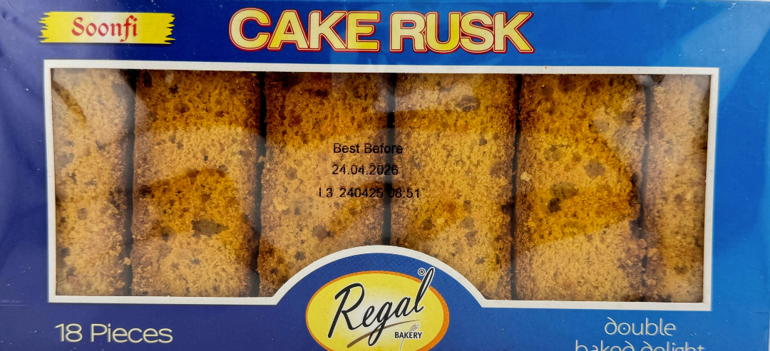 REGAL Soonf Cake Rusk 18pcs - 18g