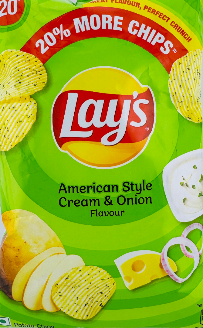 LAYS American Style Cream&Onion Flavour - 48g