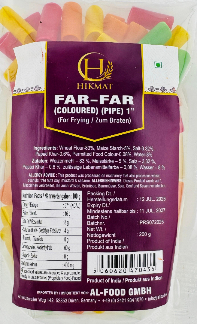 HIKMAT Far Far Tubes - 200g