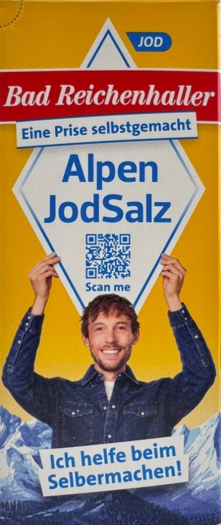 BAD REICHEN HALLER Alpen Jodsalz - 500g