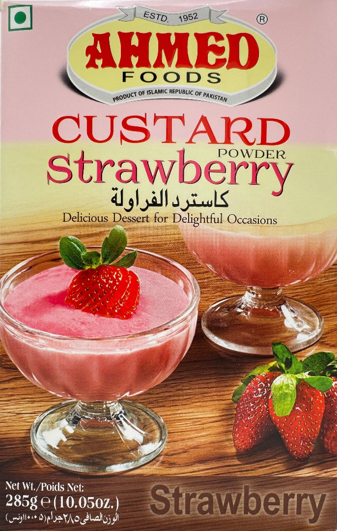 AHMED Custard Strawberry - 285g