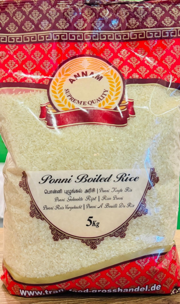 Annam Ponni Boiled Rice - 5kg